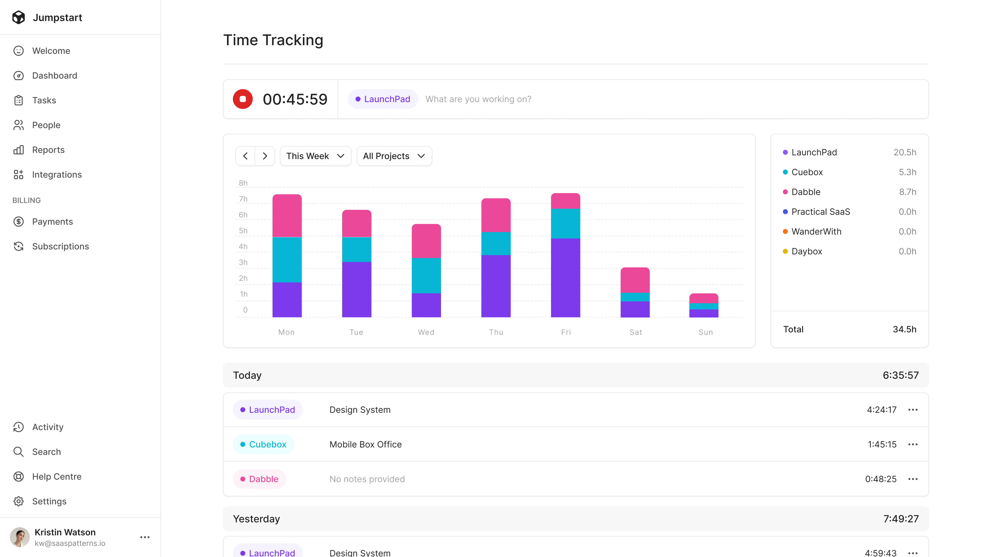 Time Tracking